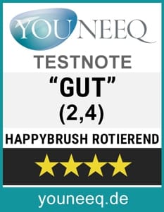 Happybrush rotierend Test Siegel